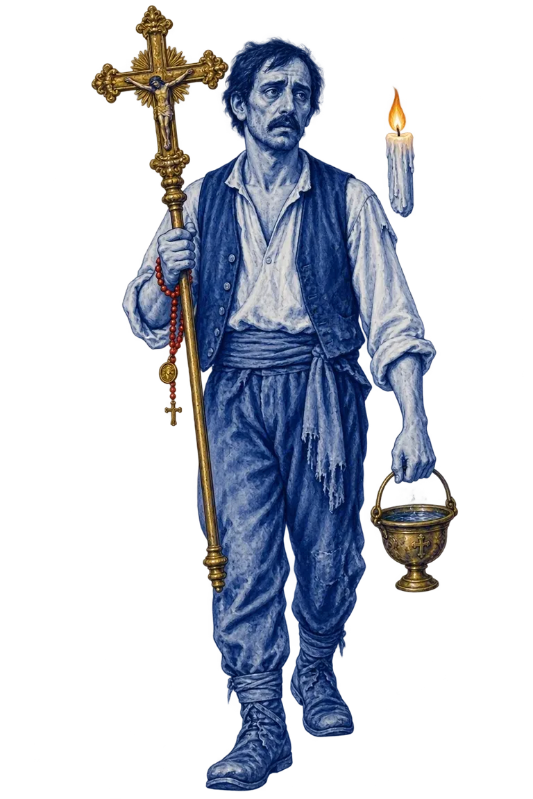 Agostinho, Leads the souls